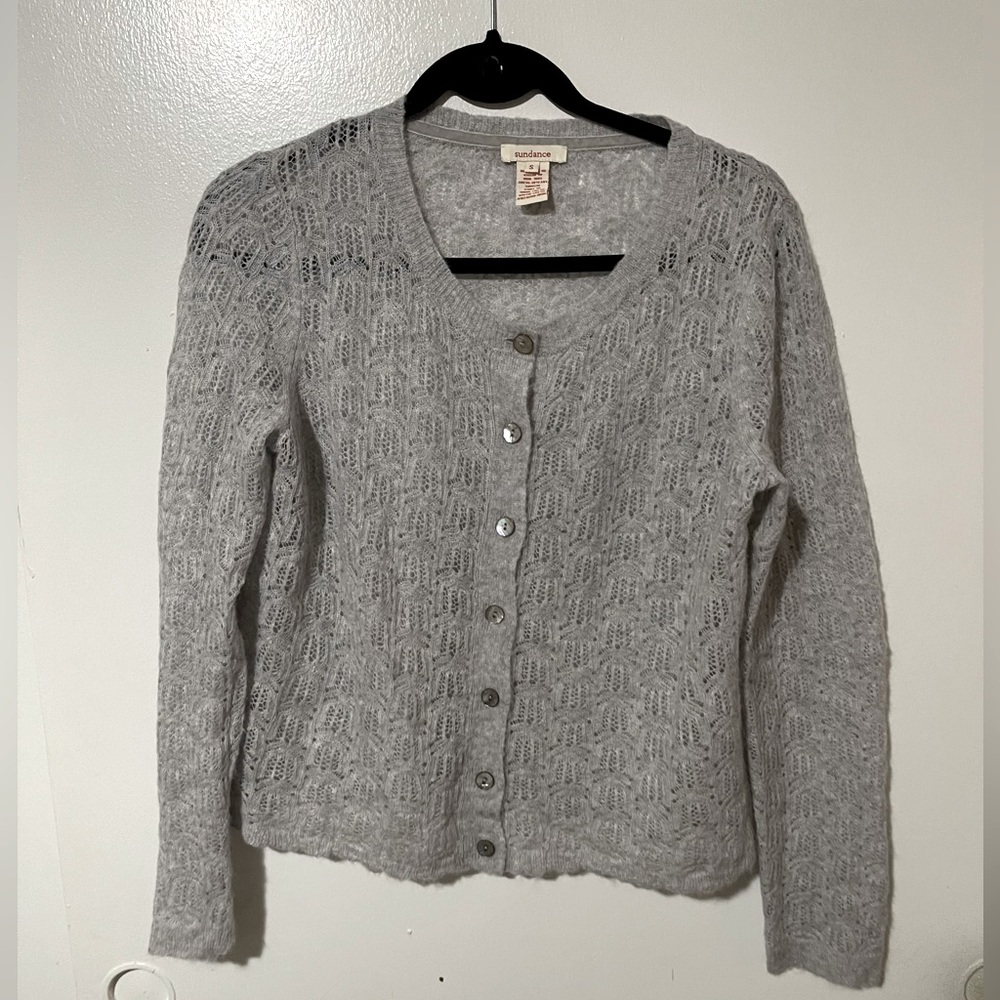 Sundance small gray cardigan